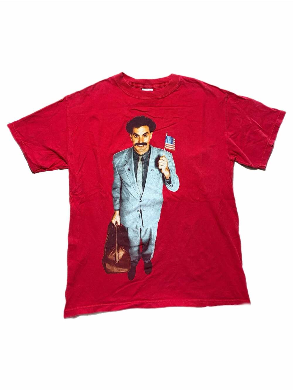 Vintage 2006 Borat Movie Promo Red T-Shirt